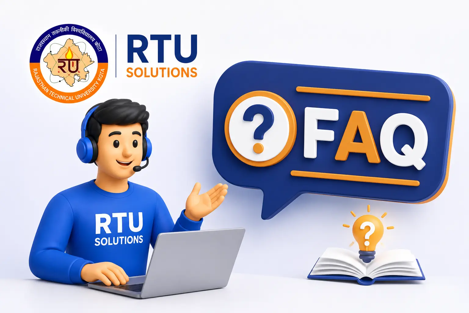 Advertising frequently asked questions illustration